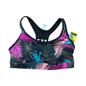 Xersion Island Tropics Sports Bra removable bra cups NWT